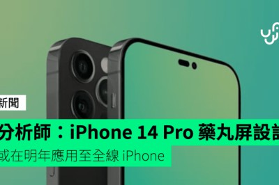 分析師Ross Young：iPhone 14 Pro藥丸屏設計或在明年應用至全線 iPhone